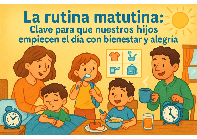 La Rutina Matutina: Clave para que Nuestros Hijos Empiecen el Día con Bienestar y Alegría La Rutina Matutina: Clave para que Nuestros Hijos Empiecen el Día con Bienestar y Alegría